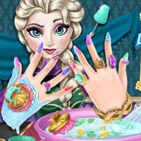 play Ice Queen Nails Spa Game