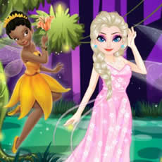 play Elsa Elf Princess Party Game