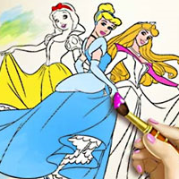 play A Colorful Album Of Princesses Game