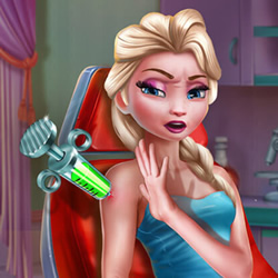 Ice Queen Vaccines Injection Game