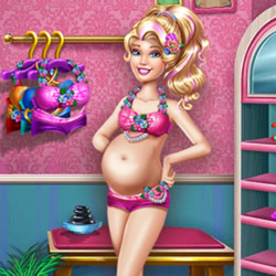 Pregnant Princess Tanning Solarium Game