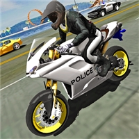 play Police Motorbike Traffic Rider Game