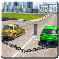 play Chained Cars Impossible Tracks Game